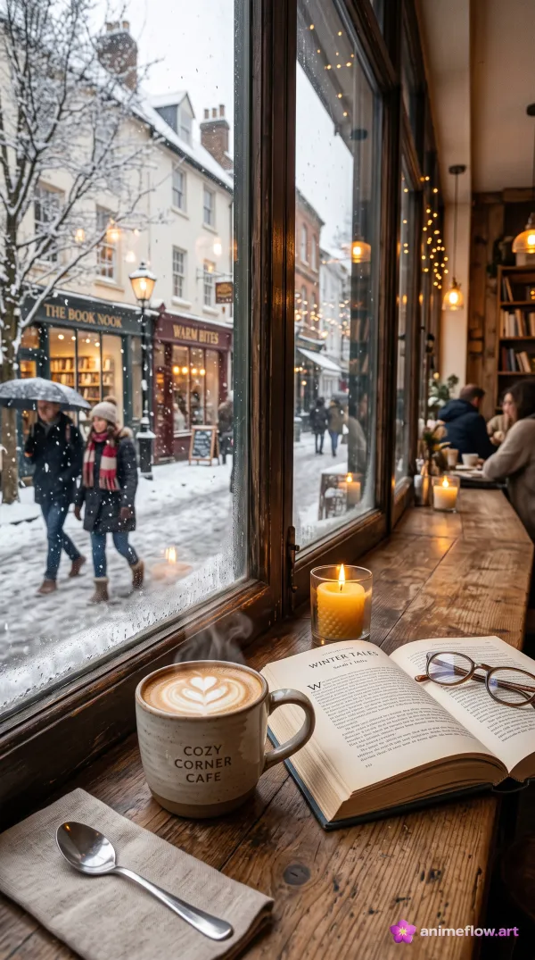 Cozy Winter Cafe Escape