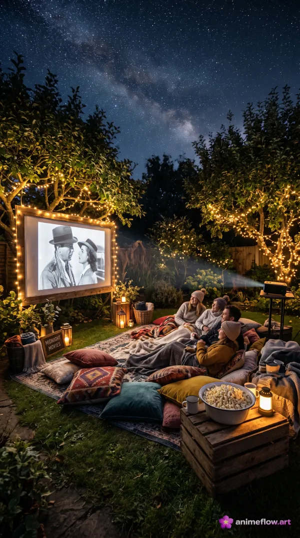 Starlit Backyard Cinema
