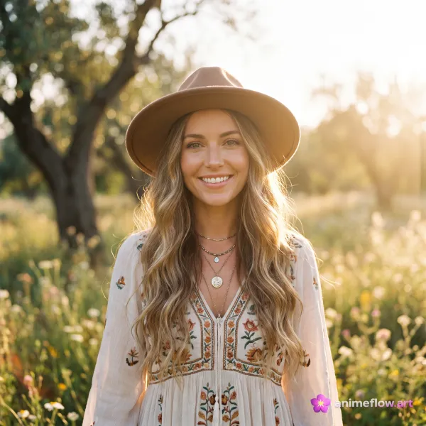 Golden Hour Wildflower Joy