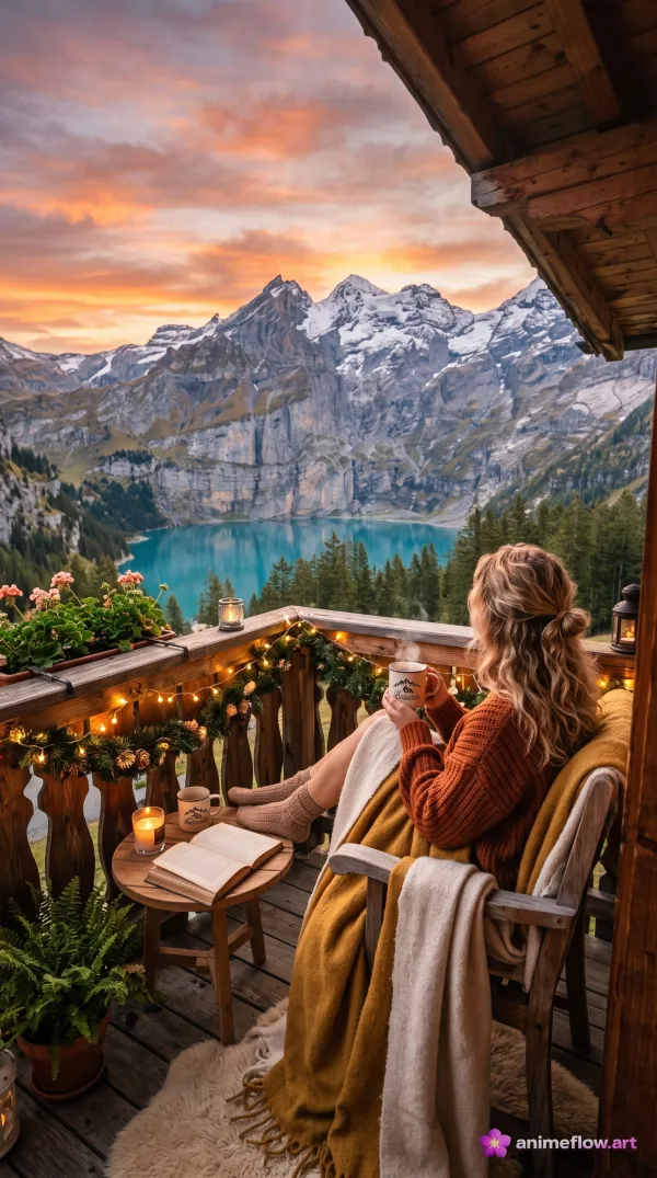 Cozy Mountain Lake Retreat