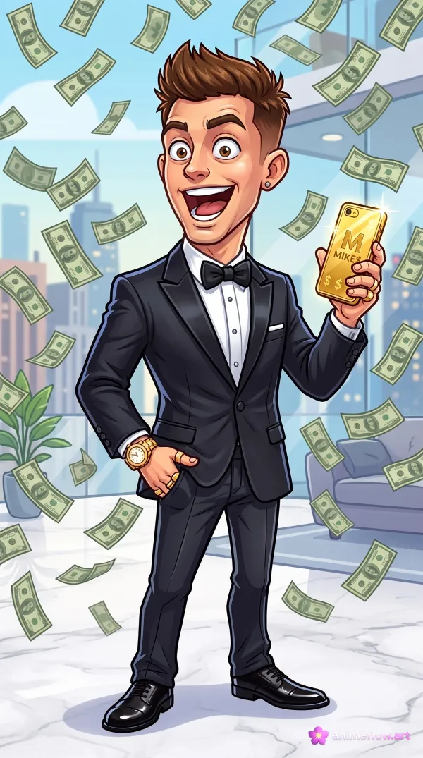 Money Rain Cartoon Hustler
