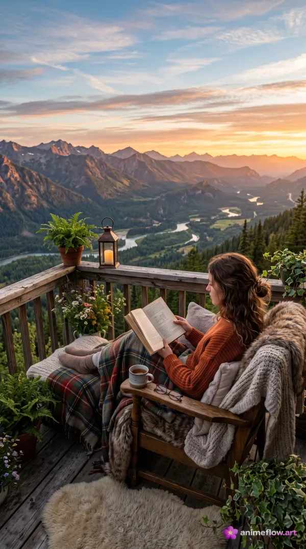 Golden Hour Reading Escape