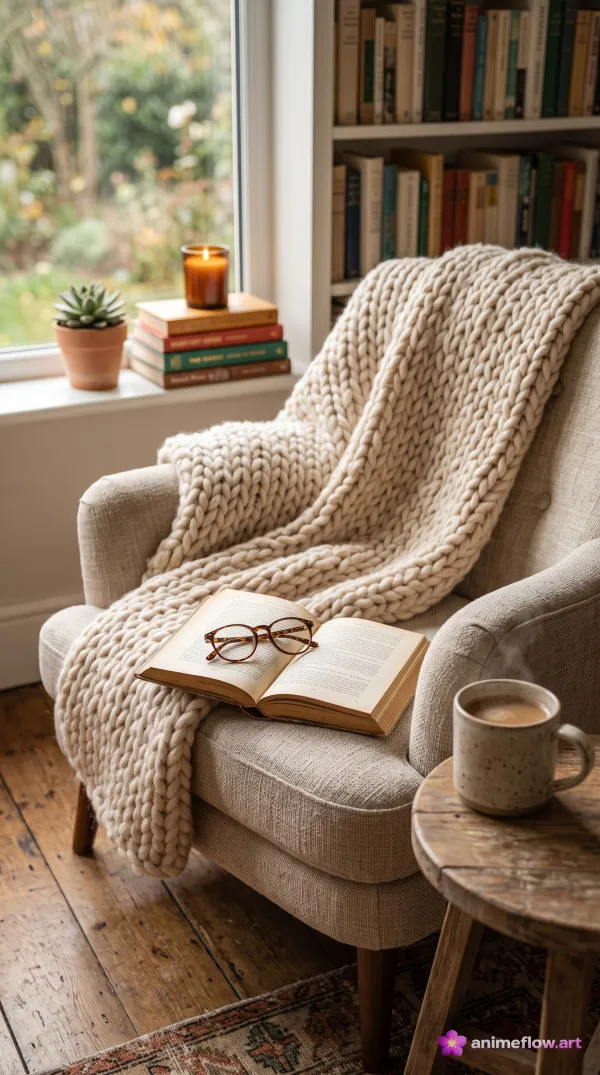 Cozy Autumn Reading Nook