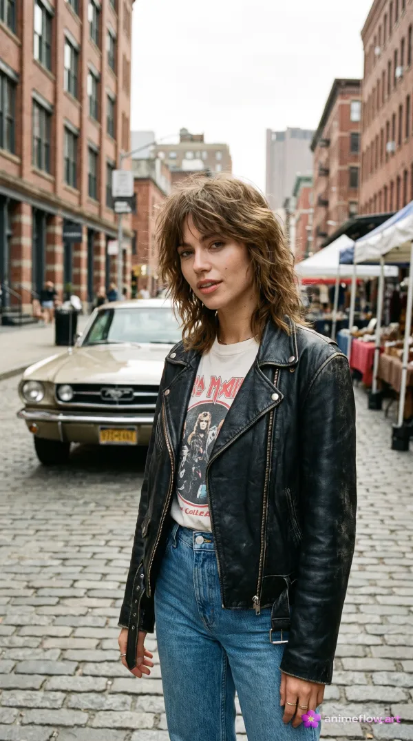 Retro Grunge Street Muse