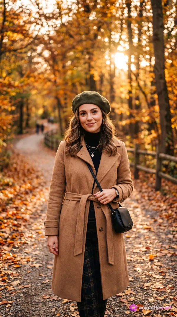 Autumn Elegance In Camel