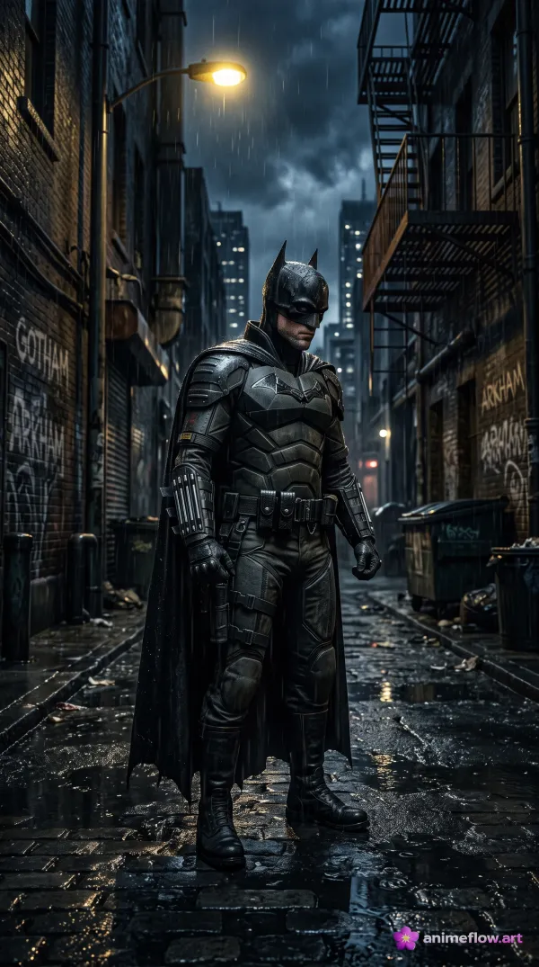 Rainy Gotham Knight
