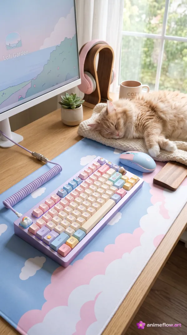 Pastel Dream Desk