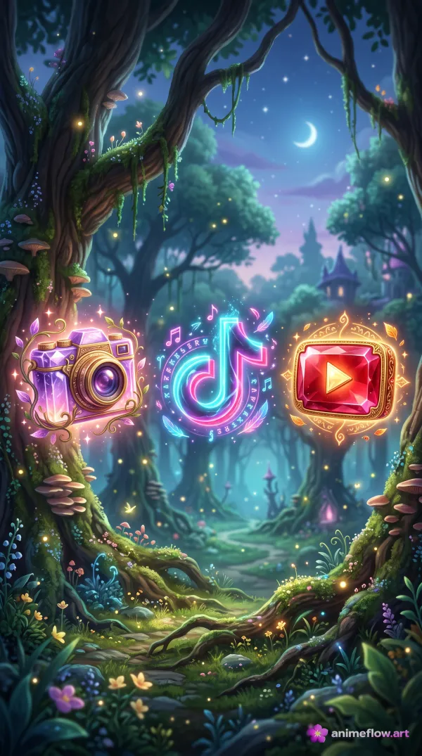 Enchanted Neon Icons