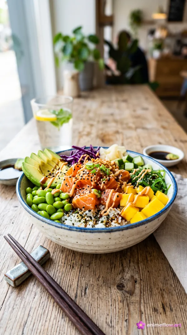 Fresh Salmon Poke Bowl