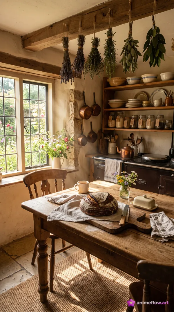 Cozy Cottage Kitchen Charm