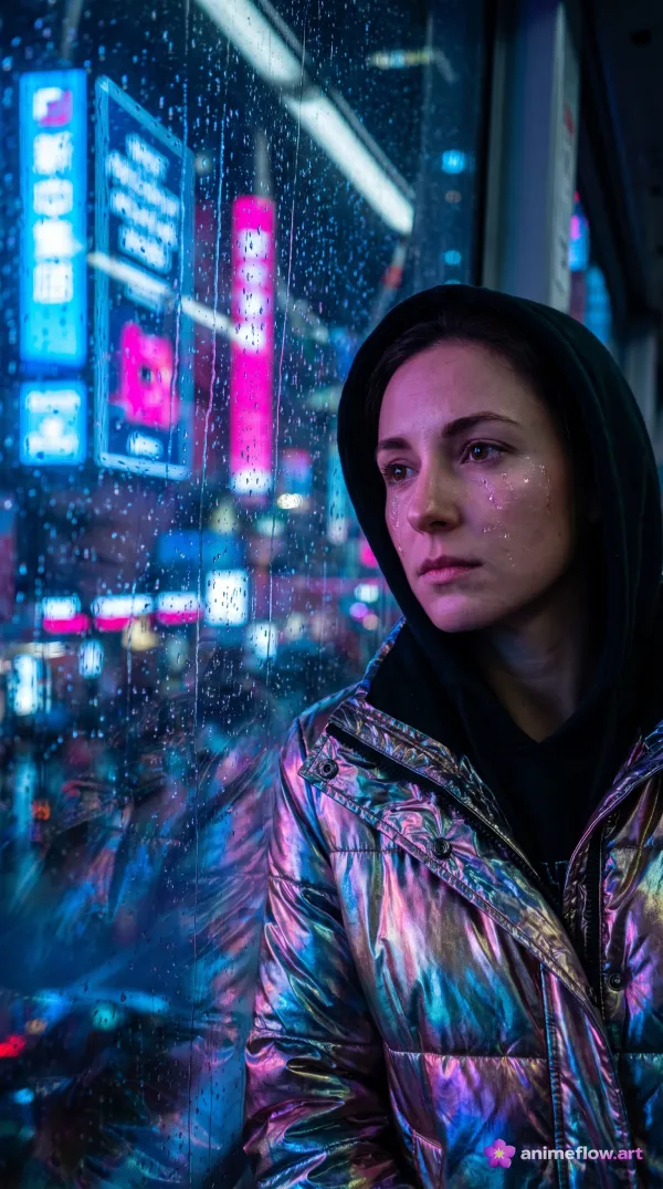 Neon Rain Reverie
