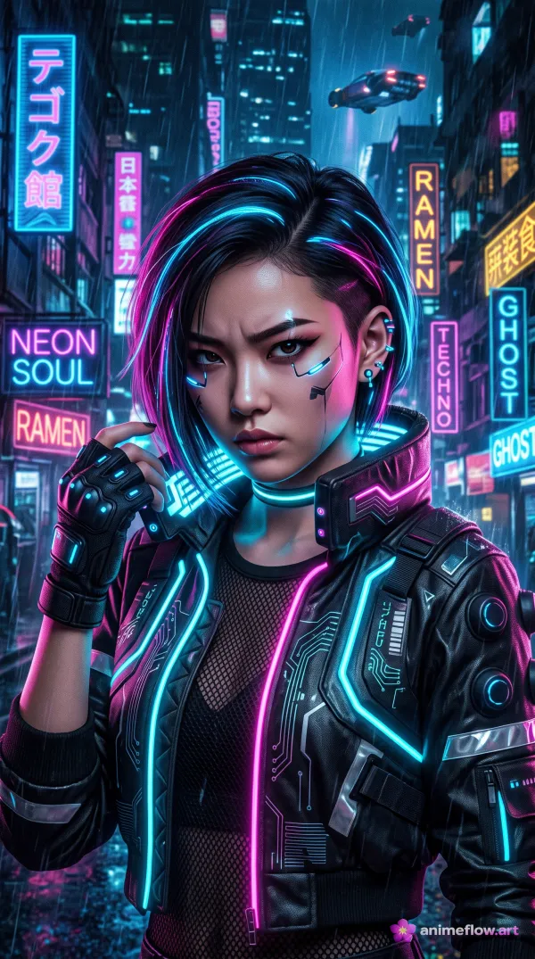 Neon Circuit Siren