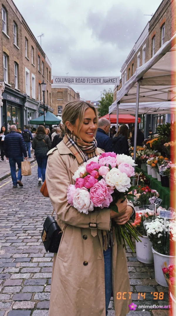 Peony Market Charm