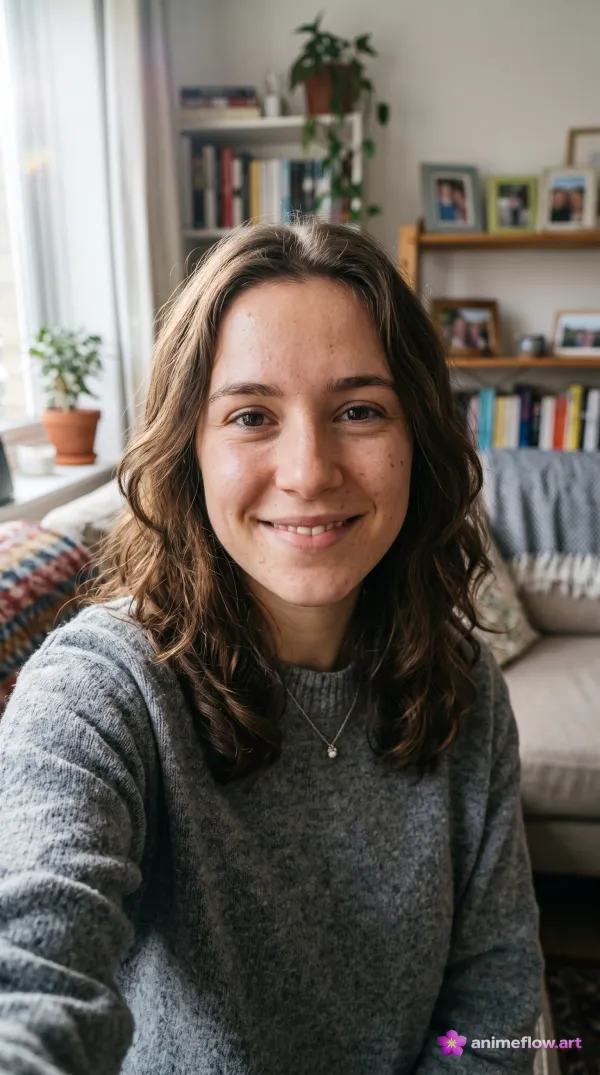 Cozy Indoor Smile