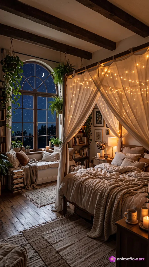 Cozy Canopy Bedroom Sanctuary