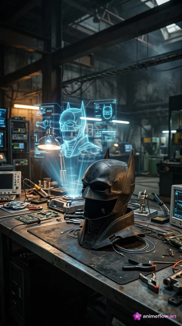 Holographic Batman Cowl