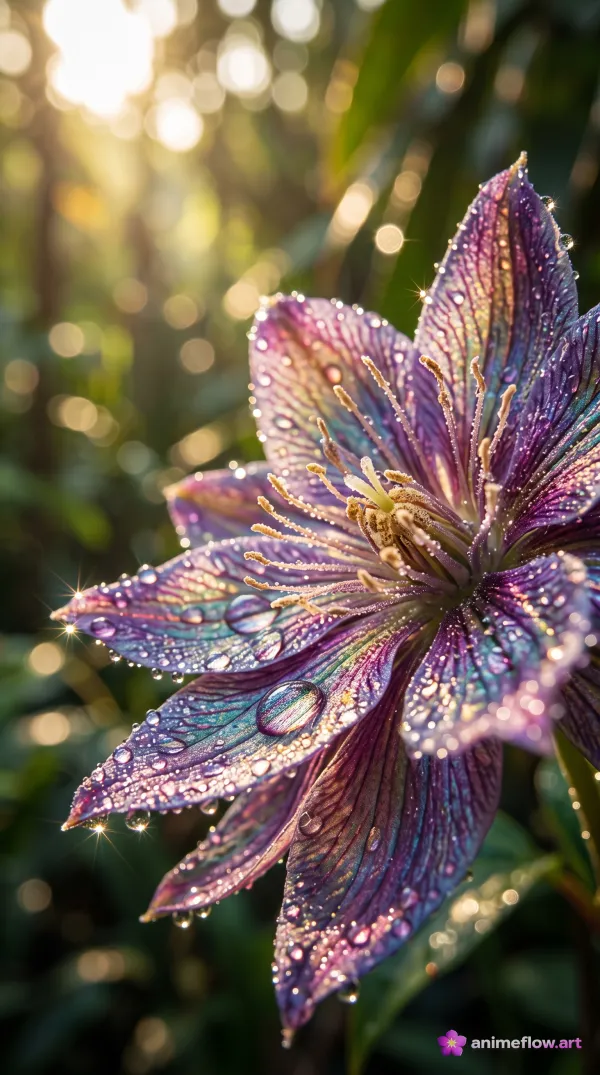 Dew-Kissed Purple Dream