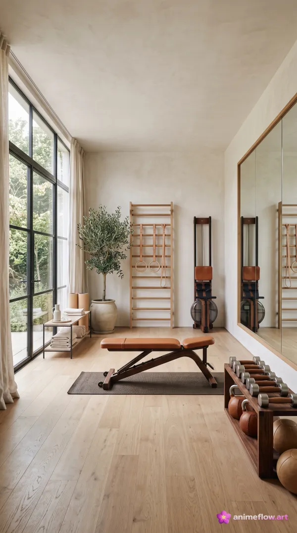 Serene Home Gym Retreat