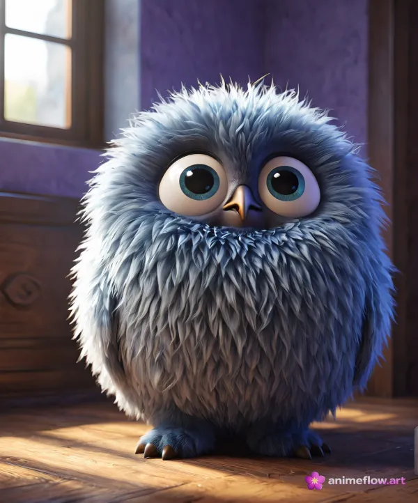 Blue Owl Chick Glow