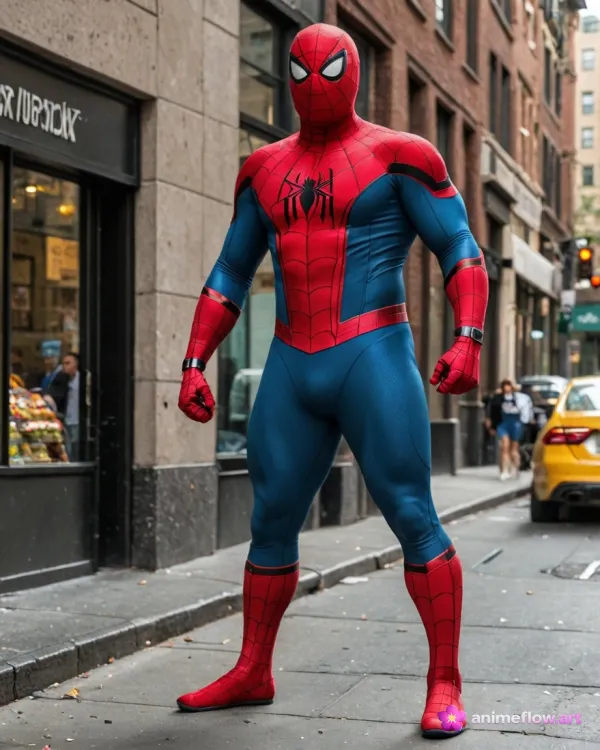 Spider-Man In Urban Daylight