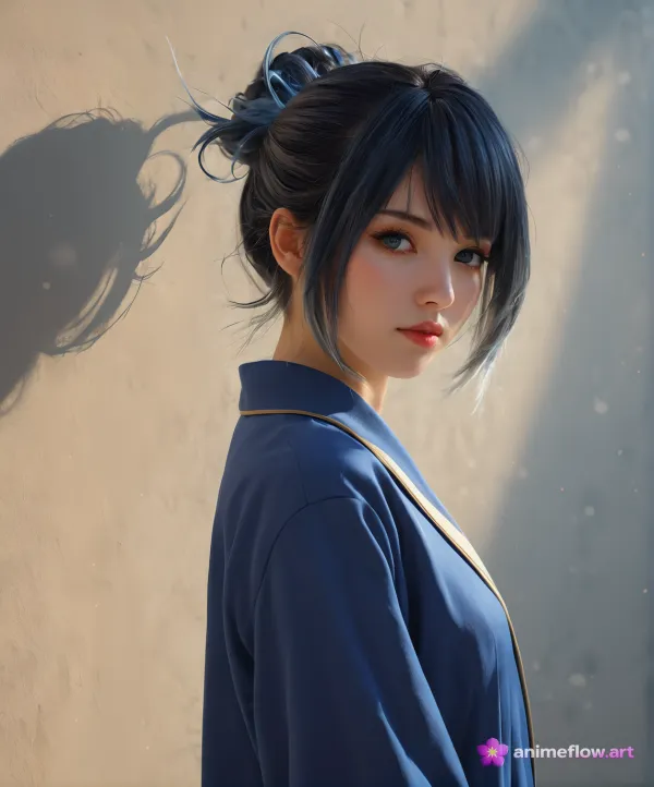 Serene Blue Elegance