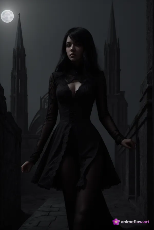 Moonlit Gothic Stroll