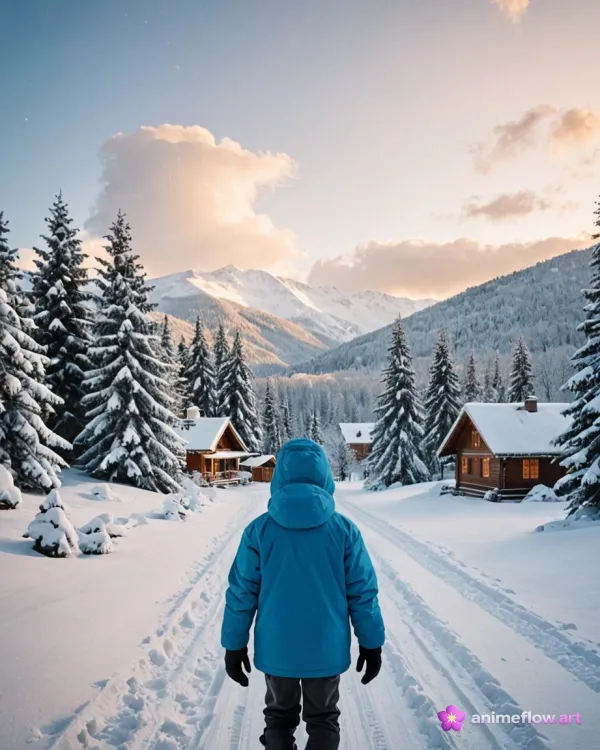Winter Wanderer's Golden Hour