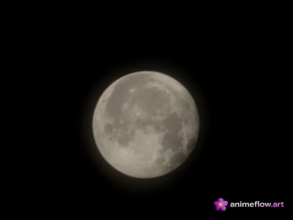 Lunar Serenity In Darkness