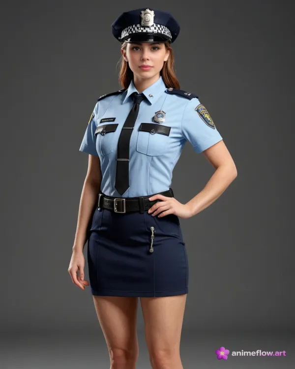 Confident Police Officer Portrait