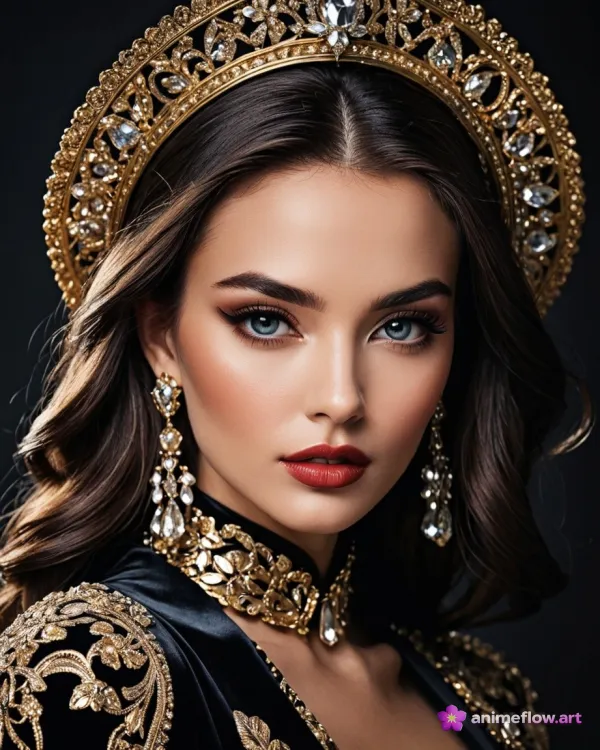Gilded Majesty In Shadow