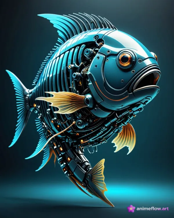 Cyber Fish: Metallic Depths