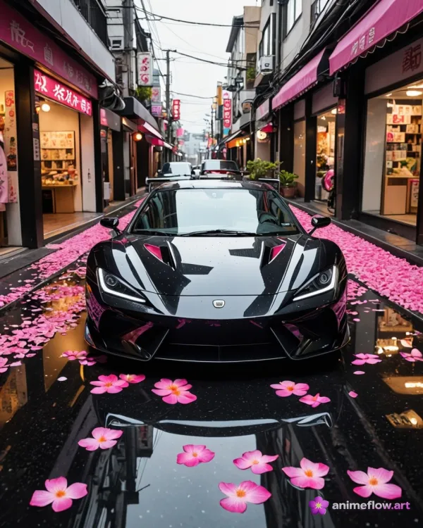 Petal Noir Supercar