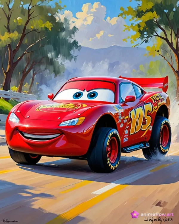 Radiant Red Racer's Joyride