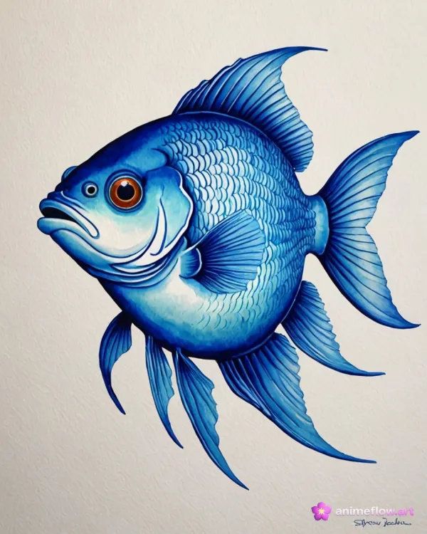 Azure Flow Fish