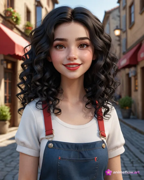 Sunlit Curly Charm