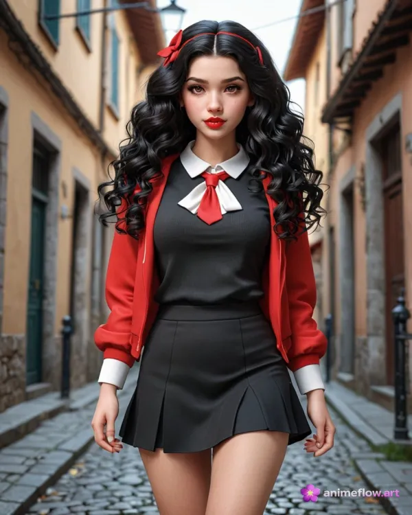 Crimson Ribbon Charmer