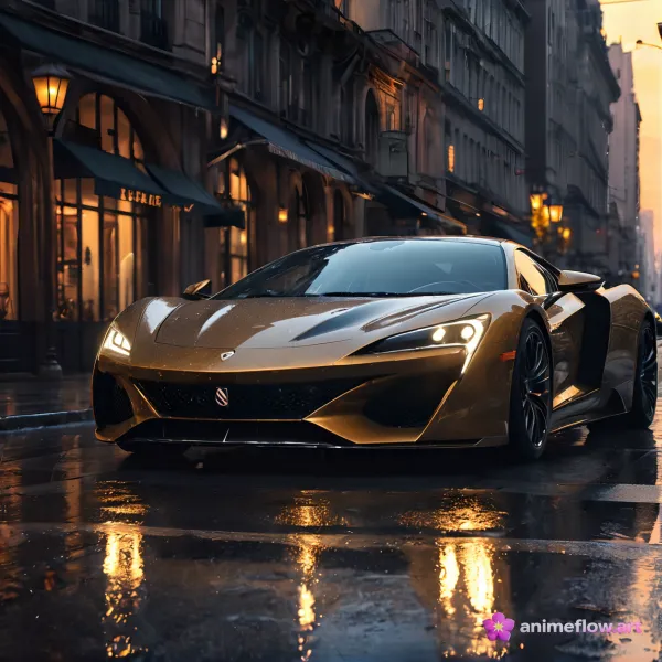 Golden Hour Hypercar