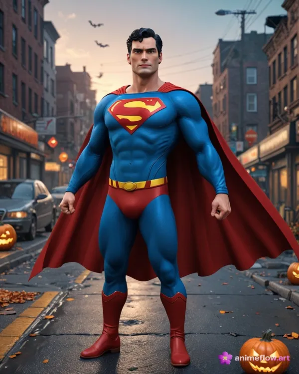 Superman Halloween Dusk