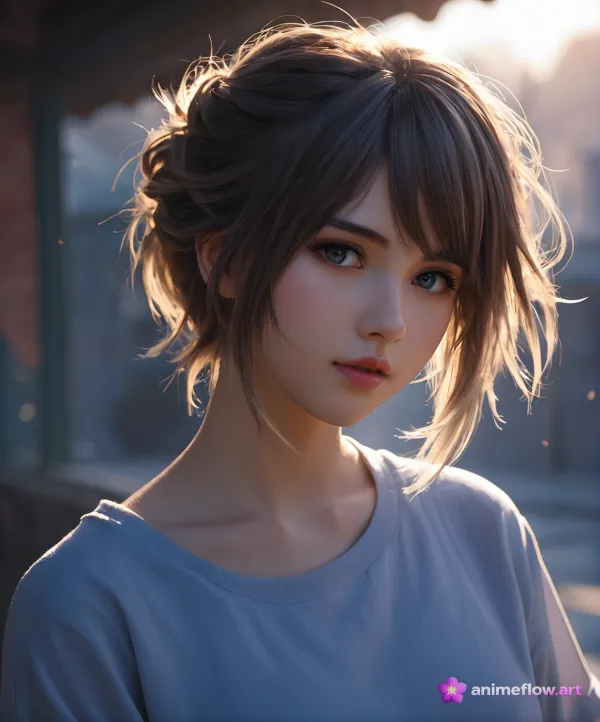 Golden Hour Anime Muse