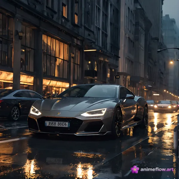 Midnight Drive Reflections