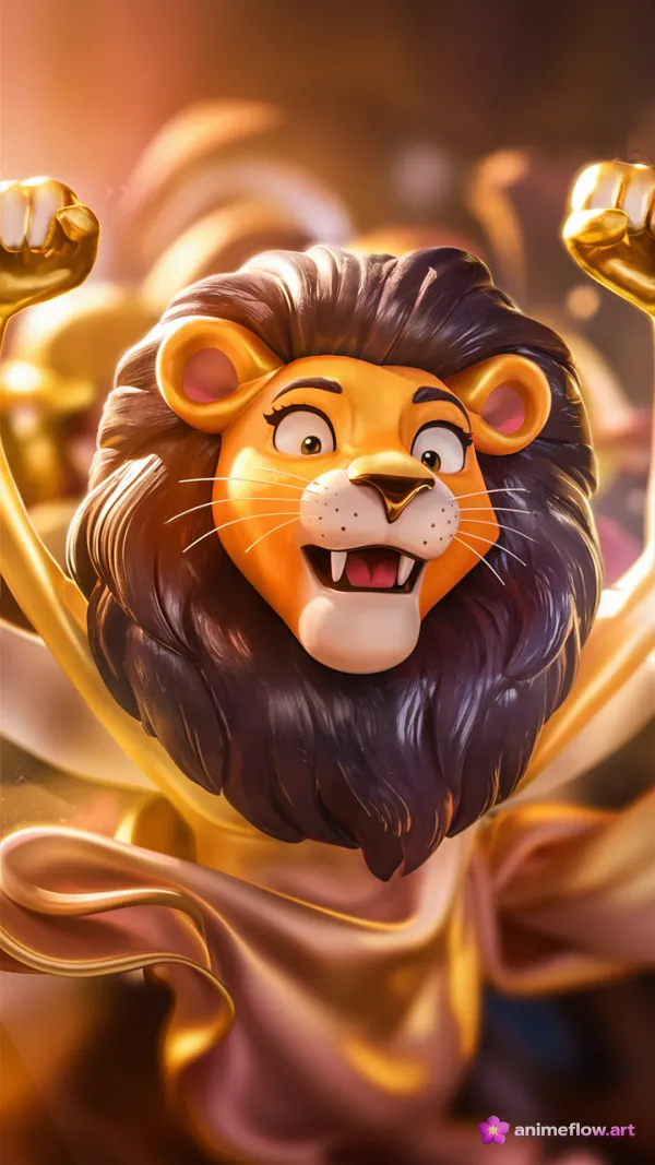 Triumphant Lion's Golden Victory