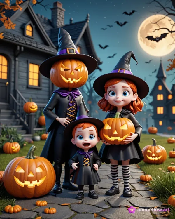 Pumpkin Witch Family Night