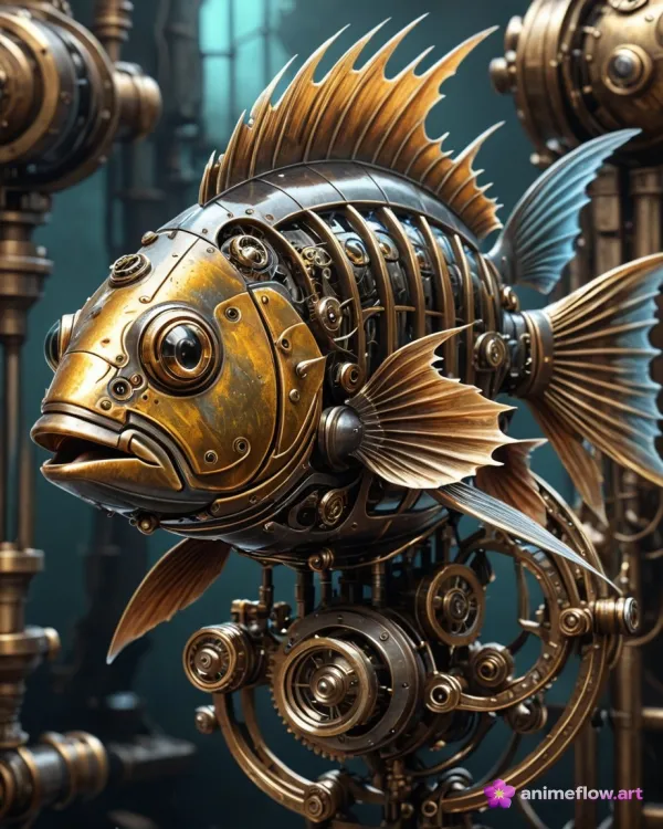 Brass & Gears Fish