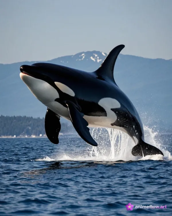 Orca Breaching Majesty