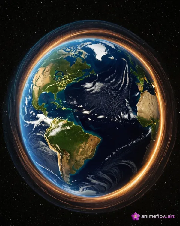 Orbital Halo: Earth Enshrined