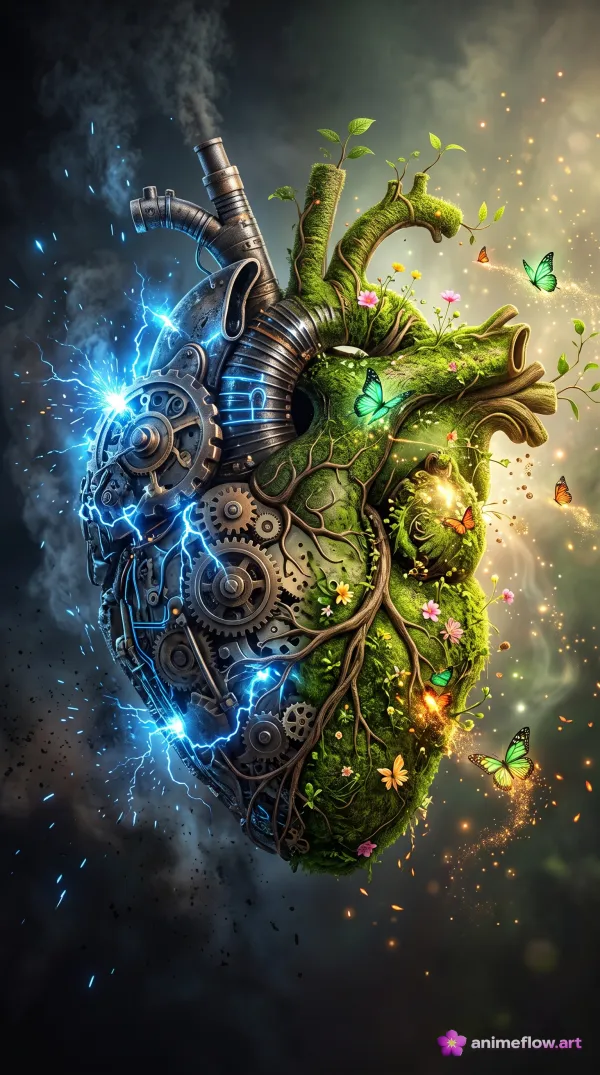 Mechanical Blooming Heart