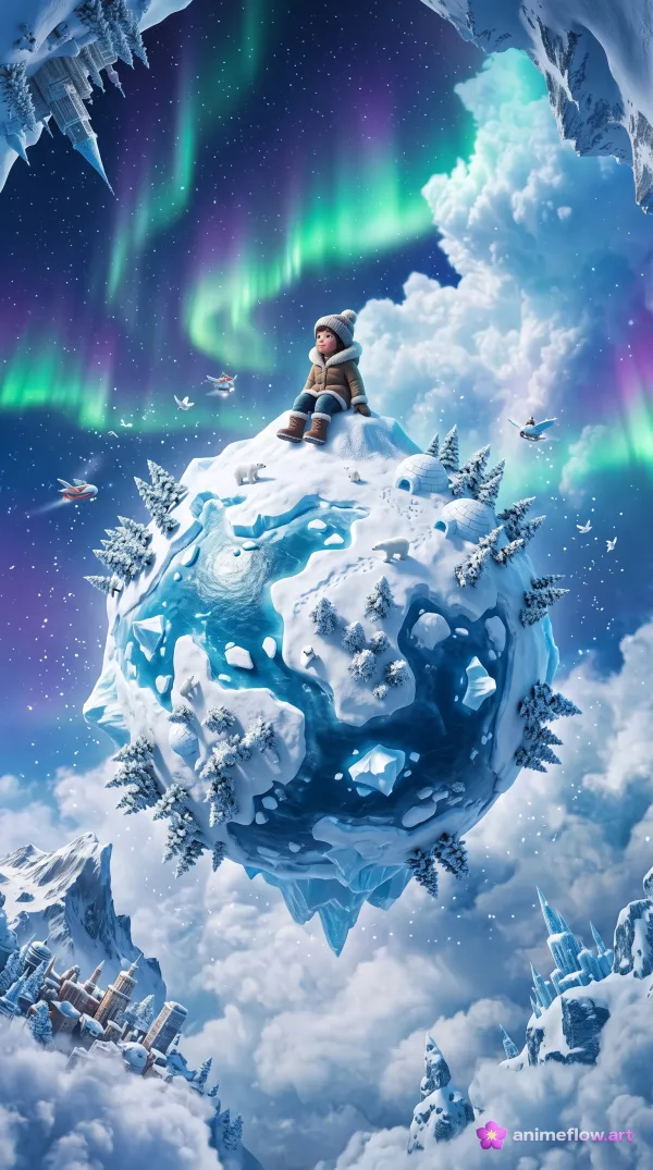 Aurora Child's Snow Globe Dream