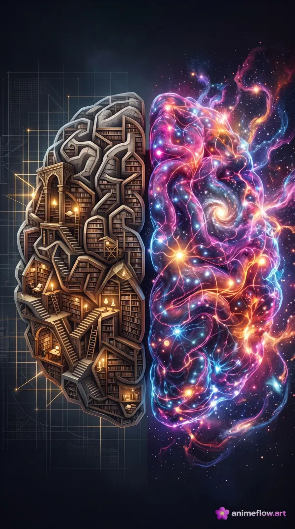 Dual Mind: Library Vs Cosmos