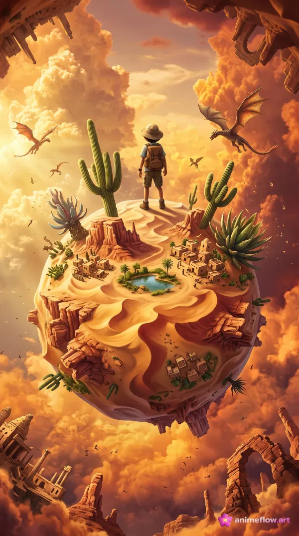 Floating Desert Explorer