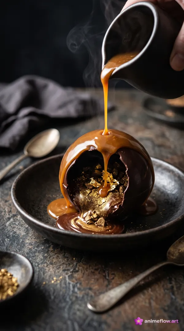 Molten Caramel Chocolate Indulgence